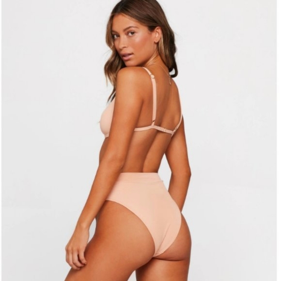 L*Space Gemma Ribbed Top Frenchi Bottoms Bikini - Picture 3 of 14